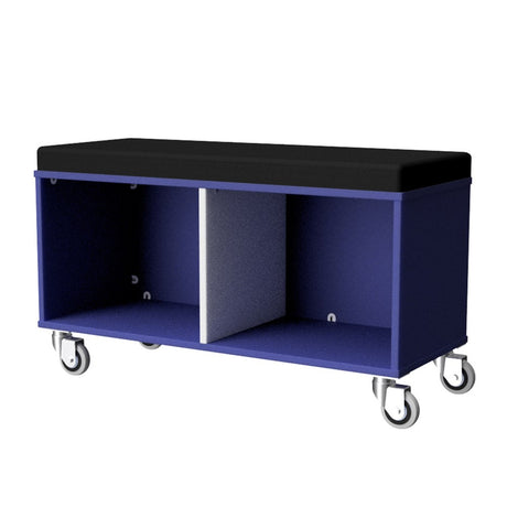 Trolley Sit On-Education Furniture-Blue/White-1000MM-Commercial Traders - Office Furniture