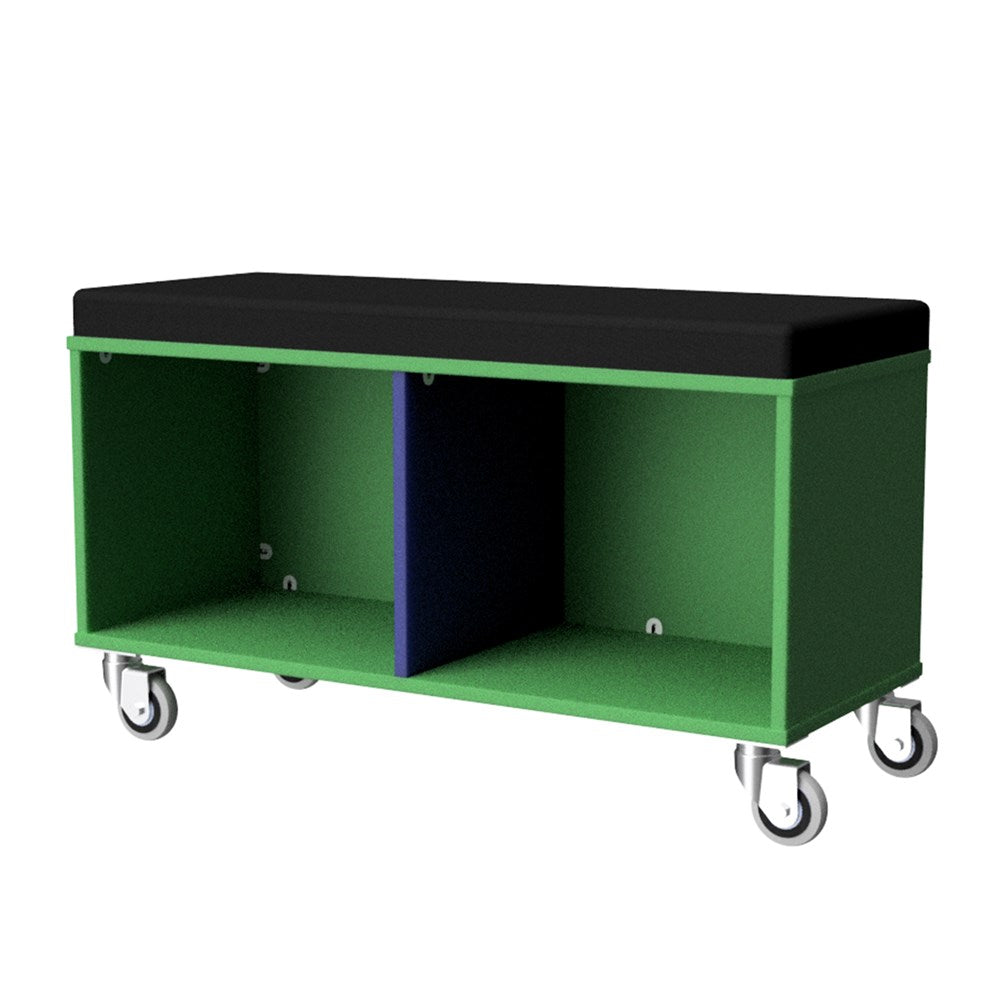 Trolley Sit On-Education Furniture-Green/Blue-1000MM-Commercial Traders - Office Furniture