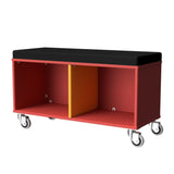 Trolley Sit On-Education Furniture-Red/Yellow-1000MM-Commercial Traders - Office Furniture
