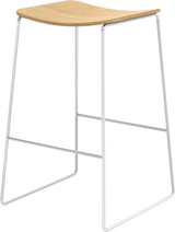 Skala Stools 750H-Barstools-Black-No-Commercial Traders - Office Furniture