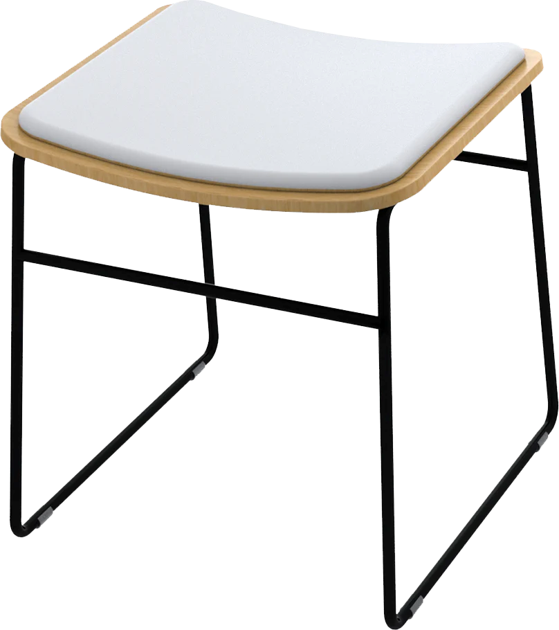 Skala Stools 450H-Barstools-Black-No-Commercial Traders - Office Furniture