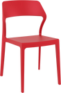 Soda Chair-Lunchroom Chairs-Red-North Island (Ground Floor)-Commercial Traders - Office Furniture