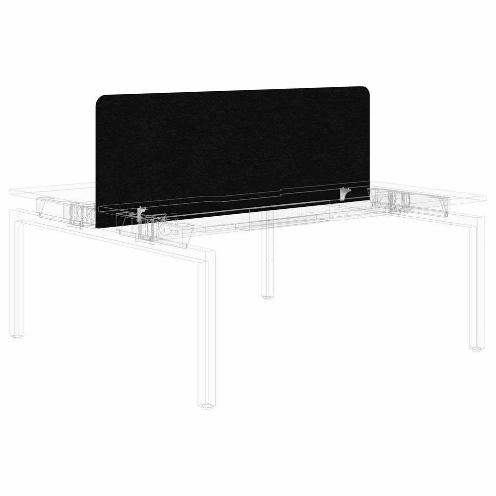 Sonic Balance Acoustic Centre Screen-Acoustic-577 X 1200-Black-White-Commercial Traders - Office Furniture