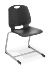Spark Cantilever Senior-Chairs-Black-Commercial Traders - Office Furniture