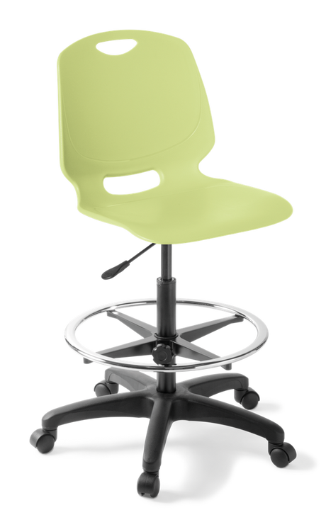 Spark Highlift-Chairs-Black-Commercial Traders - Office Furniture