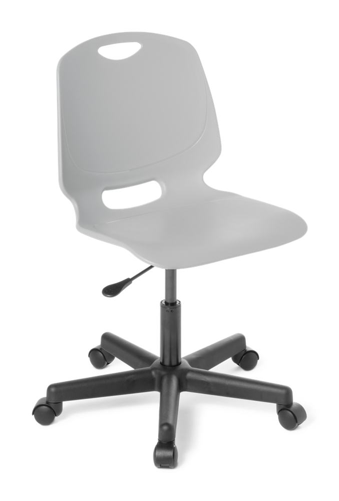Spark Swivel-Chairs-Black-Commercial Traders - Office Furniture