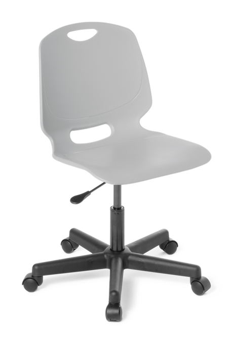 Spark Swivel-Chairs-Black-Commercial Traders - Office Furniture