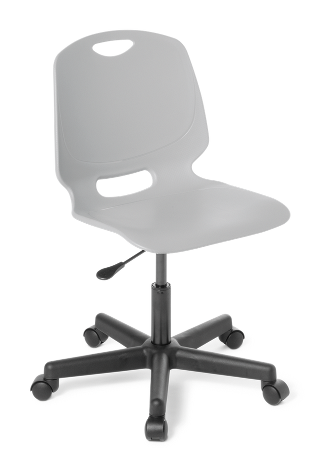 Spark Swivel-Chairs-Black-Commercial Traders - Office Furniture