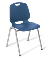 Spark 4 Leg Chair-Chairs-Smoke-Commercial Traders - Office Furniture