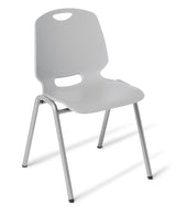 Spark 4 Leg Chair-Chairs-Smoke-Commercial Traders - Office Furniture