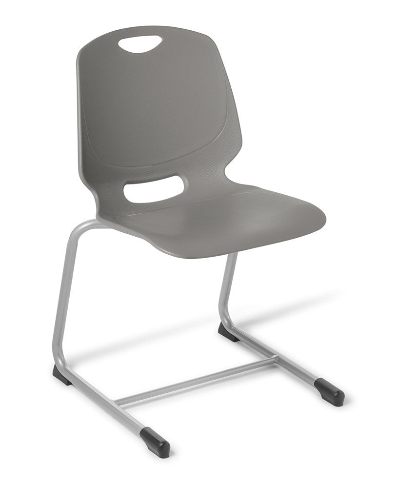 Spark Cantilever Senior-Chairs-Black-Commercial Traders - Office Furniture