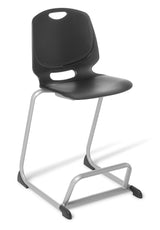 Spark Lab Barstool-Chairs-Smoke-Commercial Traders - Office Furniture