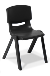 Squad Chair-Lunchroom Chairs-Black-Commercial Traders - Office Furniture