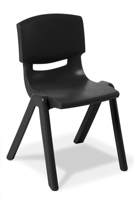 Squad Chair-Lunchroom Chairs-Black-Commercial Traders - Office Furniture