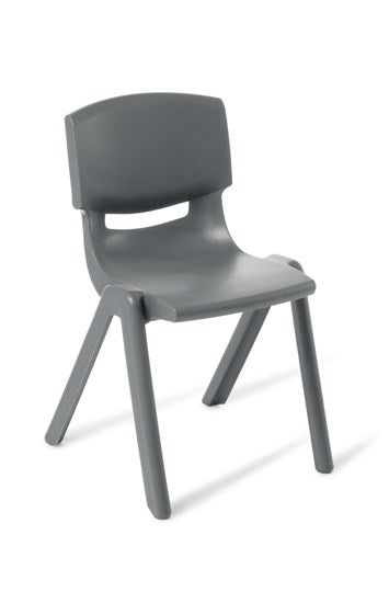 Squad Chair-Lunchroom Chairs-Grey-Commercial Traders - Office Furniture