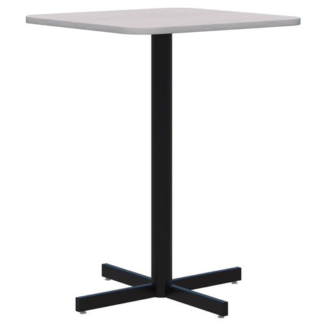 Star Bar Leaner - Square-Barleaners-800 x 800-Silver Strata-Black-Commercial Traders - Office Furniture