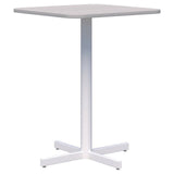 Star Bar Leaner - Square-Barleaners-800 x 800-Silver Strata-White-Commercial Traders - Office Furniture