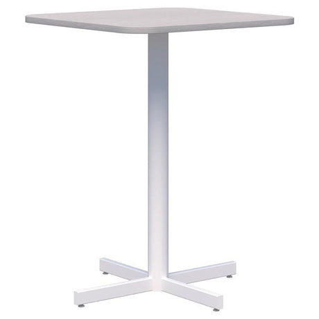 Star Bar Leaner - Square-Barleaners-800 x 800-Silver Strata-White-Commercial Traders - Office Furniture