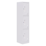Fortis Steel Storage Locker-Office Storage-3 Door-Keyed Locking-Commercial Traders - Office Furniture