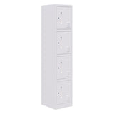 Fortis Steel Storage Locker-Office Storage-4 Door-Keyed Locking-Commercial Traders - Office Furniture