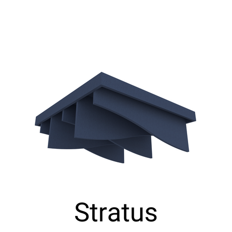 Acoustic Ceiling Tile - Stratus-Office Partitons-600 x 600-Wine-Commercial Traders - Office Furniture