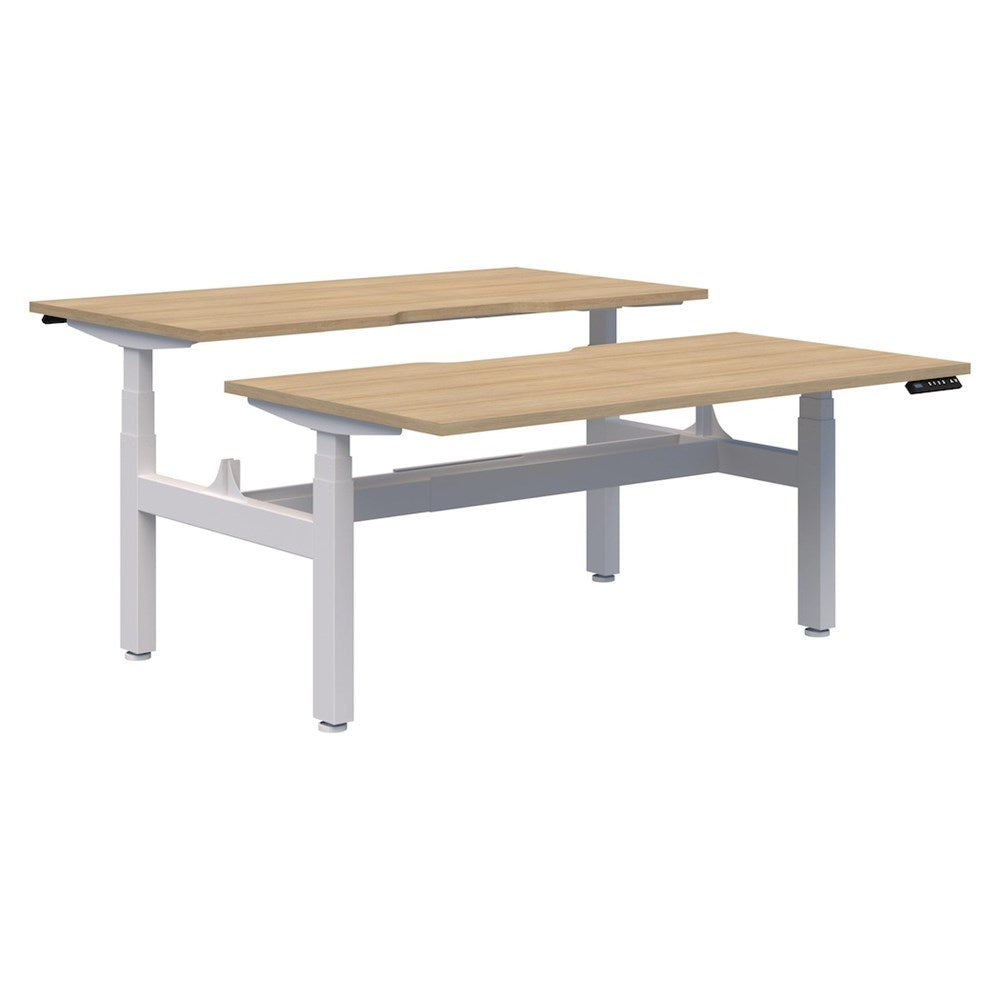 Summit ii Electric Back-to-Back 2 Pod Desk | Office Desk NZ