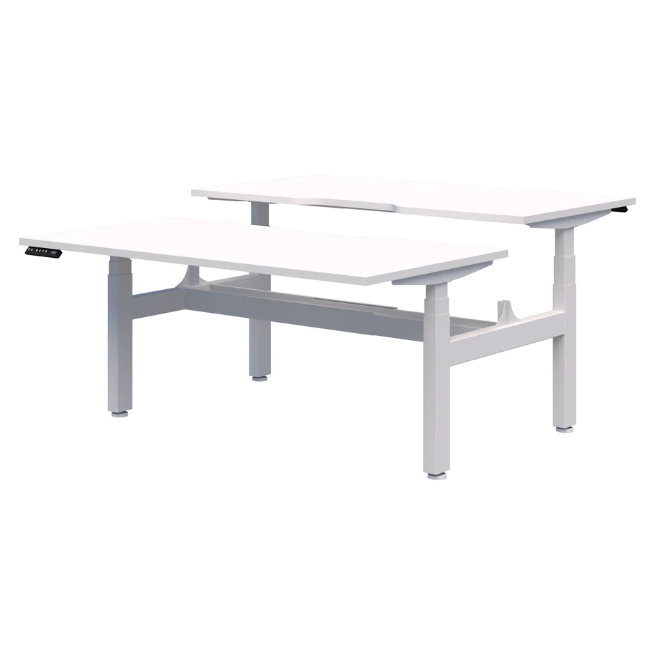 Alti Rapid Premium Electric 2 Pod Back to Back-Office Pods-2x1500x800-Snow Velvet-White-Commercial Traders - Office Furniture