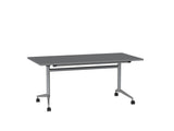 Team Flip Table 1600x800-Meeting Room Furniture-Silver-Silver-Commercial Traders - Office Furniture