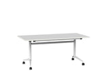 Team Flip Table 1600x800-Meeting Room Furniture-White-White-Commercial Traders - Office Furniture
