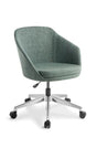 Talia 5-star Swivel Base-Reception Furniture-Keylargo-Chrome-Commercial Traders - Office Furniture
