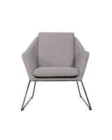 Tetra Reception Chair-Reception Furniture-Grey-Commercial Traders - Office Furniture