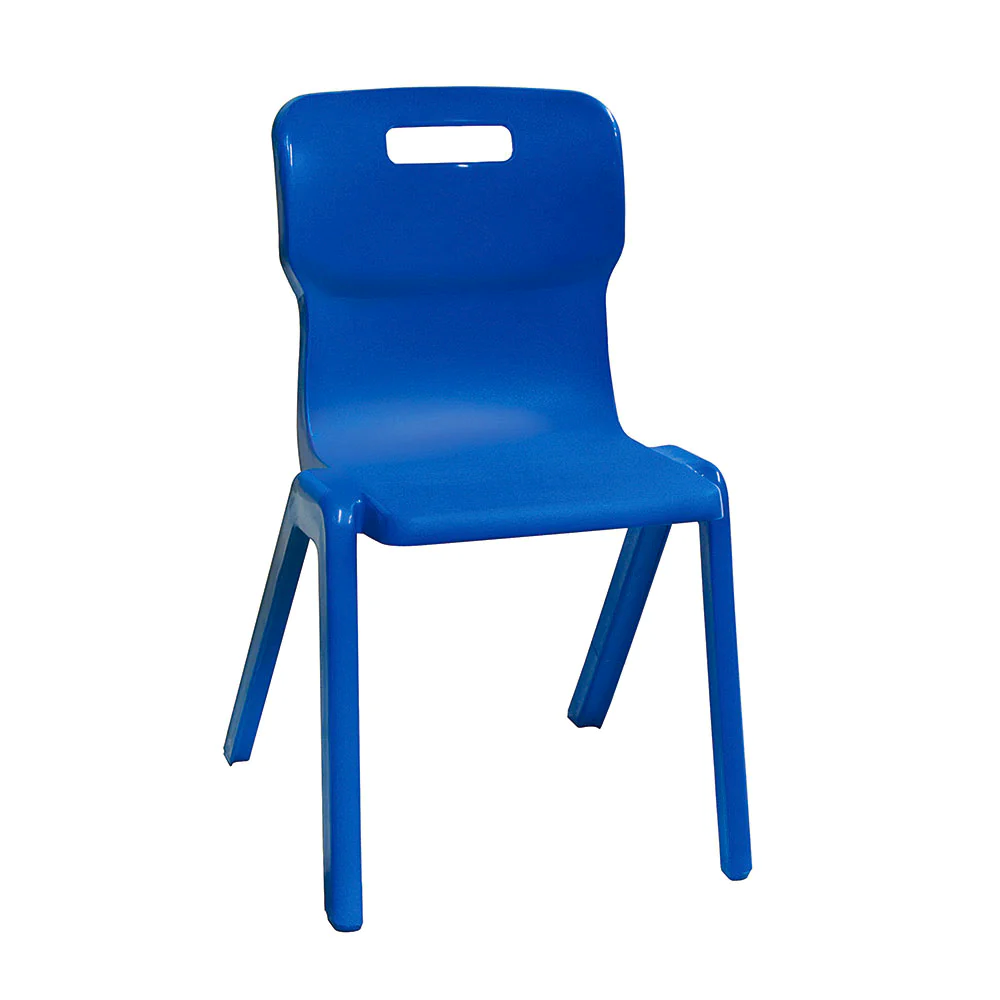Titan Chair-Lunchroom Chairs-Blue-Commercial Traders - Office Furniture