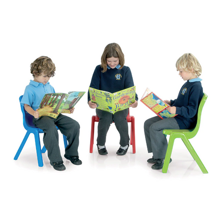 Titan Chair for Kids-Education Furniture-310mm-Charcoal-Commercial Traders - Office Furniture