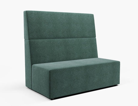 Vista Straight 2 Seater-Reception Furniture-Full Depth-Low-Lustrell (Vinyl)-Commercial Traders - Office Furniture