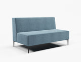 Vista Straight 2 Seater-Reception Furniture-Borsari-Low-Lustrell (Vinyl)-Commercial Traders - Office Furniture