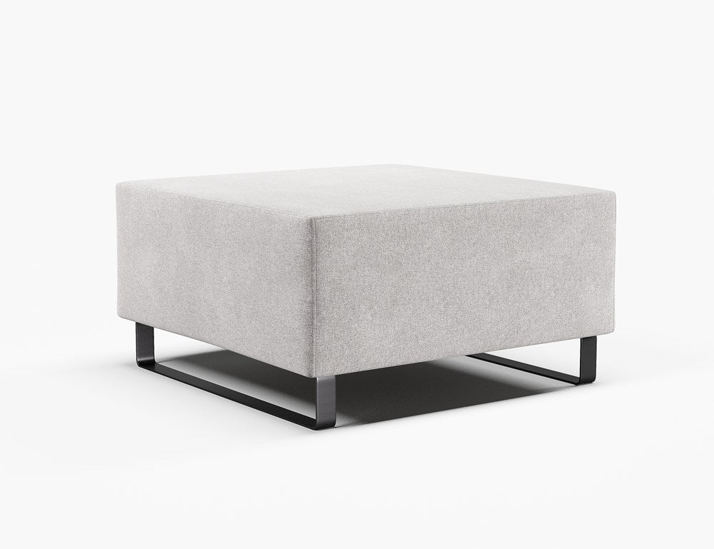 Vista 800L Square Ottoman-Reception Chairs-Sleigh-Ashcroft-Commercial Traders - Office Furniture