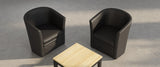 Vortex Tub Chair-Reception Furniture-PU-Commercial Traders - Office Furniture
