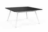Euro Meeting Table 1800 x 1800-Meeting Room Furniture-Black-South Island Delivery (Ground Floor)-Commercial Traders - Office Furniture