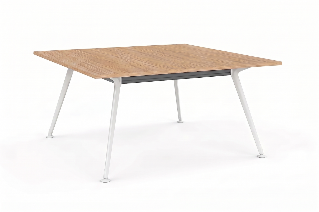 Euro Meeting Table 1800 x 1800-Meeting Room Furniture-Black-South Island Delivery (Ground Floor)-Commercial Traders - Office Furniture