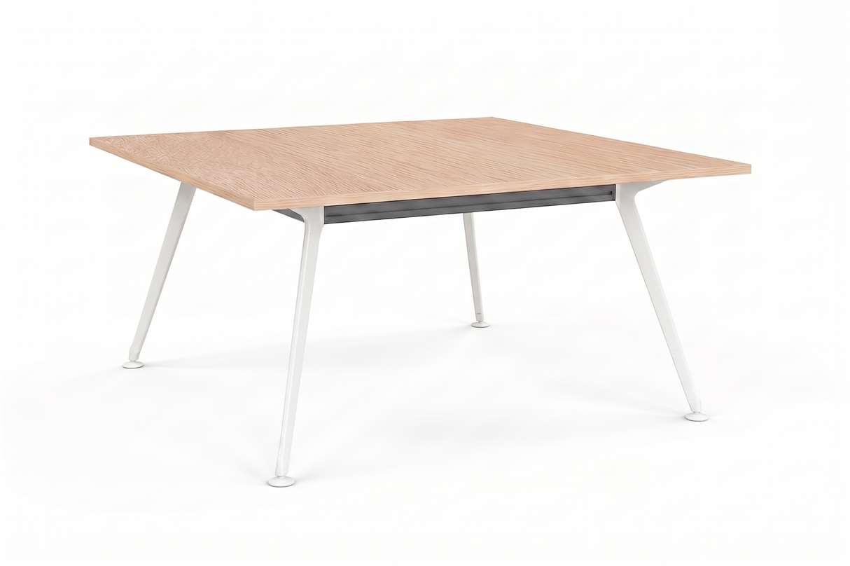 Euro Meeting Table 1800 x 1800-Meeting Room Furniture-Black-South Island Delivery (Ground Floor)-Commercial Traders - Office Furniture