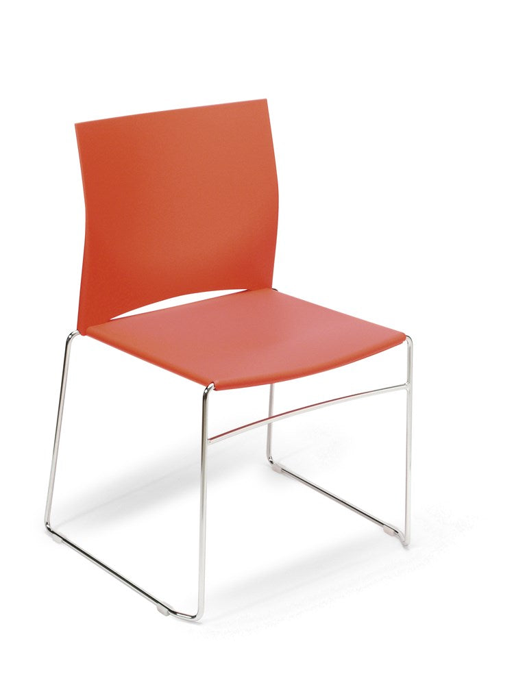 Mix Web Chair-Meeting Room Furniture-Red-Commercial Traders - Office Furniture