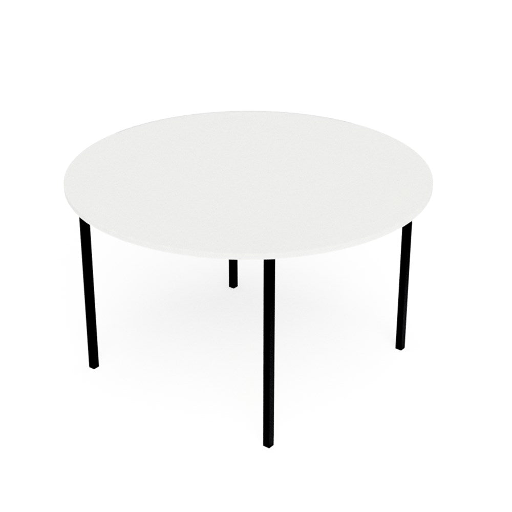 Table School Whiteboard Top 1200mm Dia-Education Furniture-520mm-Commercial Traders - Office Furniture
