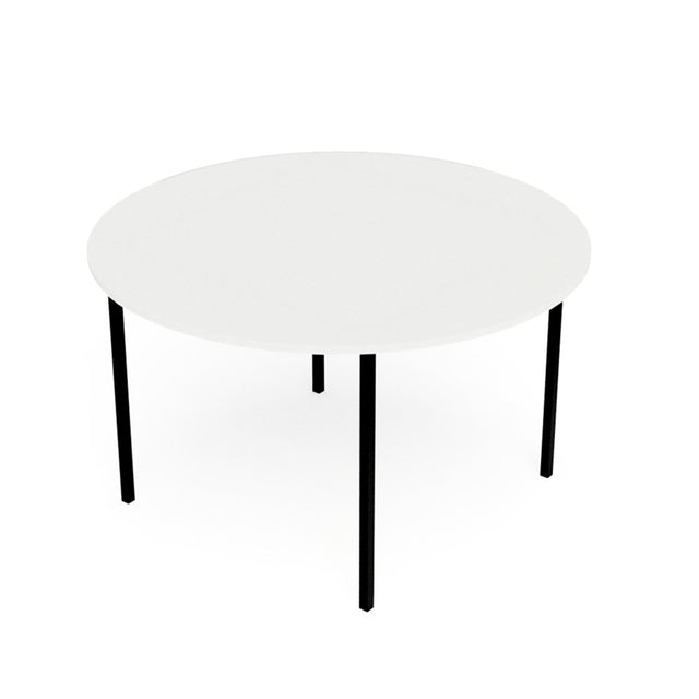 Table School Whiteboard Top 1200mm Dia-Education Furniture-520mm-Commercial Traders - Office Furniture