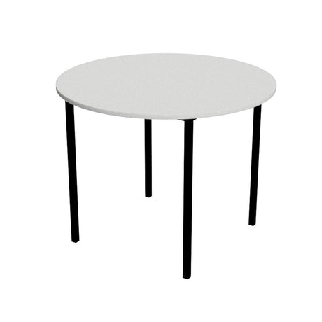 Table School Whiteboard Top 900mm Dia-Education Furniture-700mm-Commercial Traders - Office Furniture