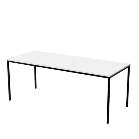 Table School Whiteboard Top Rectangle 1800mm-Education Furniture-700mm-Commercial Traders - Office Furniture