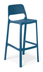Zero Bar Stool-Barstools-Blue-Commercial Traders - Office Furniture