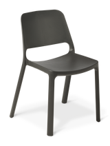 Zero Chair-Lunchroom Chairs-Charcoal-Commercial Traders - Office Furniture