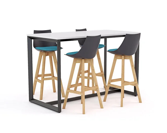 Anvil Bar Leaner 1800 x 900-Meeting Room Furniture-White-White-Commercial Traders - Office Furniture