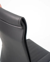 Bentley Executive Chair - Black Leather-Office Chairs-Highback-No Thanks-Commercial Traders - Office Furniture