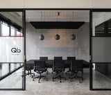 Buro Diablo - Mid-Back-Office Chairs-Black PU/Black-Flat Pack-Commercial Traders - Office Furniture